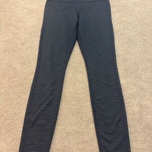Athleta Dark Blue Textured Leggings 1915